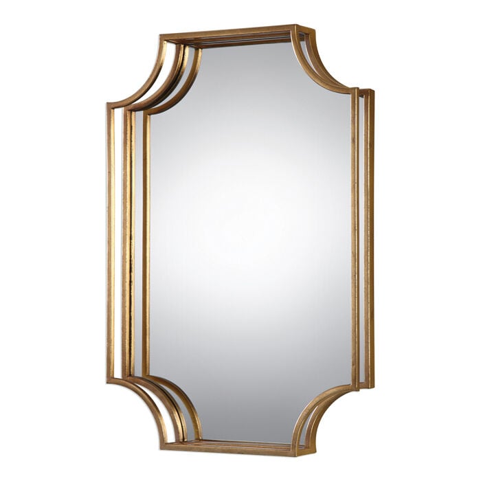 09123 Uttermost Lindee Gold Wall Mirror Accent Mirror